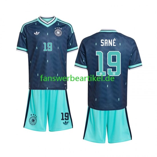 Leroy Sane 19 Trikot Deutschland Kinder Auswärtsausrüstung WM 2026 Kurzarm