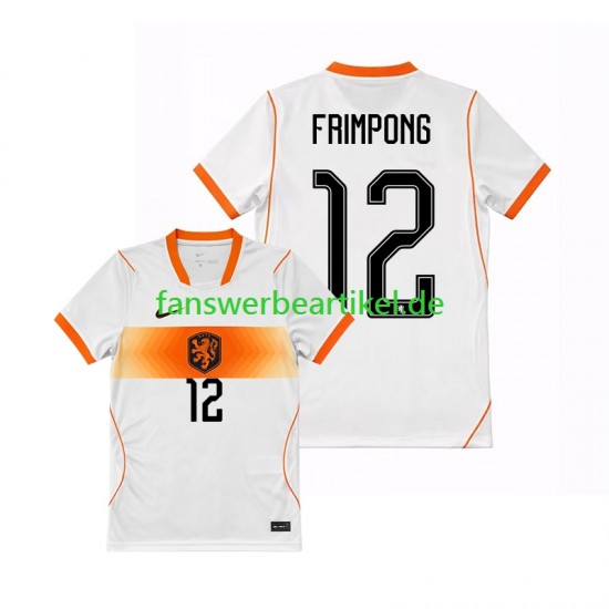 Jeremie Frimpong 12 Trikot Niederlande Herren Auswärtsausrüstung WM 2026 Kurzarm
