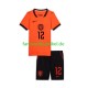 Jeremie Frimpong 12 Trikot Niederlande Kinder Heimausrüstung WM 2026 Kurzarm