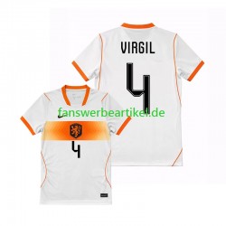 Virgil van Dijk 4 Trikot Niederlande Herren Auswärtsausrüstung WM 2026 Kurzarm