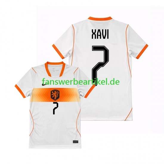 Xavi Simons 7 Trikot Niederlande Herren Auswärtsausrüstung WM 2026 Kurzarm