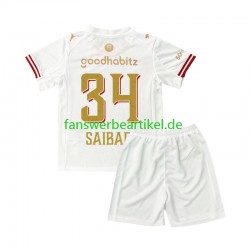 Ismael Saibari 34 Efteling Trikot PSV Eindhoven Kinder Viertes ausrüstung 2025-2026 Kurzarm