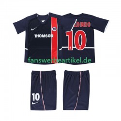 RONALDINHO 10 Retro 2002 2003 Trikot AC Mailand Kinder Heimausrüstung Kurzarm