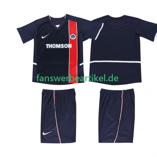 Retro 2002 2003 Trikot AC Mailand Kinder Heimausrüstung Kurzarm