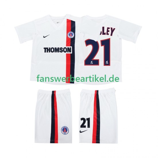 WESLEY 21 Retro 2002 2003 Trikot AC Mailand Kinder Auswärtsausrüstung Kurzarm