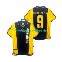 IBRANIMOVIC 9 Retro 2000 2001 Trikot Ajax Amsterdam Herren Auswärtsausrüstung Kurzarm