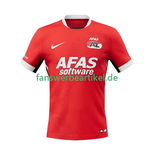 Trikot AZ Alkmaar Herren Heimausrüstung 2025-2026 Kurzarm