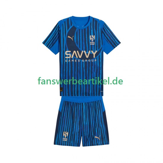 CWC Trikot Al Hilal Kinder Heimausrüstung 2025-2026 Kurzarm