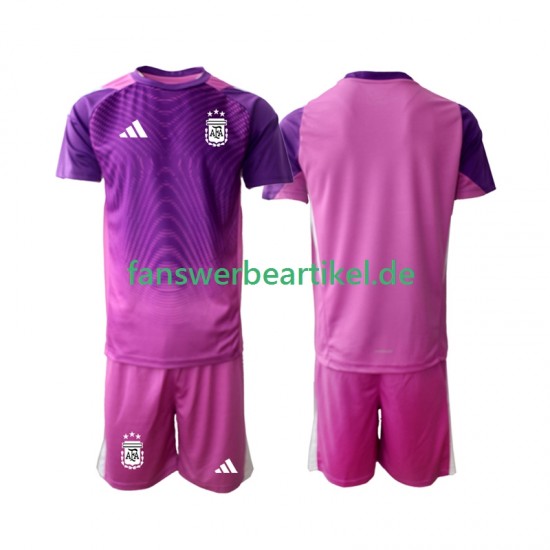 Torwart Trikot Argentinien Kinder Heimausrüstung 2025 Kurzarm