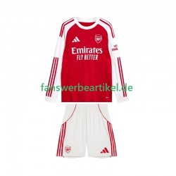 Trikot Arsenal Kinder Heimausrüstung 2025-2026 Langarm