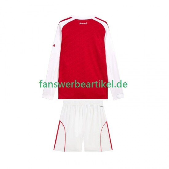 Trikot Arsenal Kinder Heimausrüstung 2025-2026 Langarm