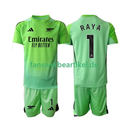 Raya 1 Torwart Trikot Arsenal Kinder Auswärtsausrüstung 2025-2026 Kurzarm