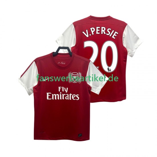 V PERSIE 20 Retro 2012 Trikot Arsenal Herren Heimausrüstung 2011 Kurzarm