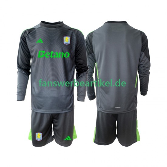 Torwart Trikot Aston Villa Kinder Heimausrüstung 2025-2026 Langarm