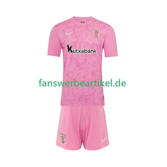 Torwart Trikot Athletic Bilbao Kinder Auswärtsausrüstung 2025-2026 Kurzarm