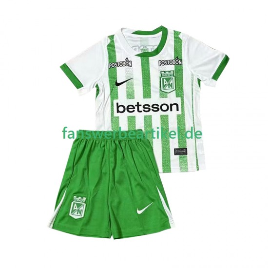 Atletico Nacional Trikot Kinder Heimausrüstung 2025 Kurzarm