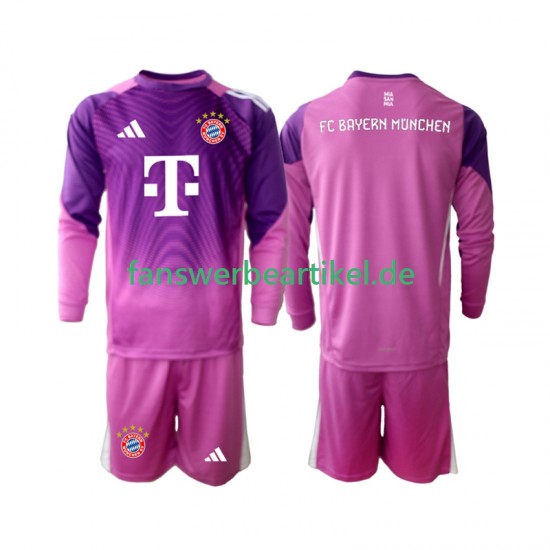 Torwart Trikot FC Bayern München Kinder Viertes ausrüstung 2025-2026 Langarm