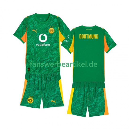 Torwart Trikot Borussia Dortmund Kinder Heimausrüstung 2025-2026 Kurzarm