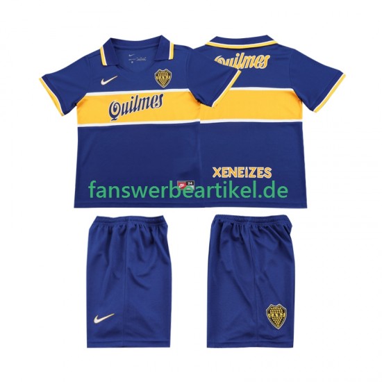 Retro 1996 1997 Trikot Boca Juniors Kinder Heimausrüstung Kurzarm