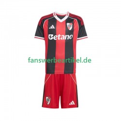 Trikot River Plate Kinder Auswärtsausrüstung 2025-2026 Kurzarm