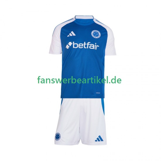 Cruzeiro Trikot Kinder Heimausrüstung 2025-2026 Kurzarm
