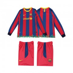 Retro Trikot FC Barcelona Kinder Heimausrüstung 2011 2010 Langarm