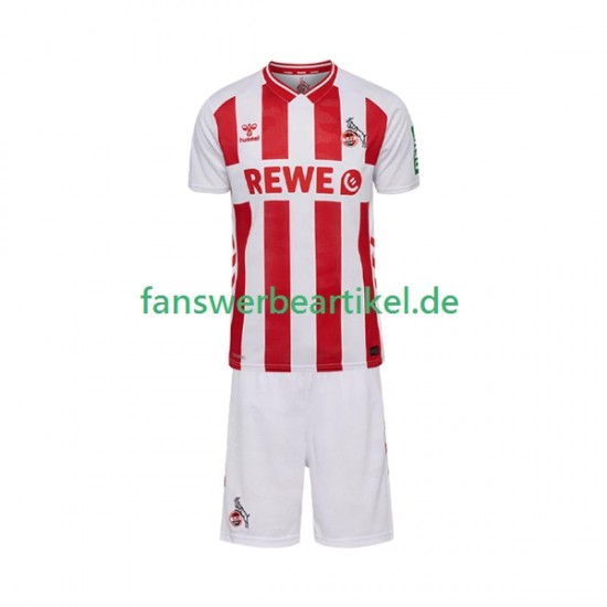 Trikot FC Köln Kinder Heimausrüstung 2025-2026 Kurzarm