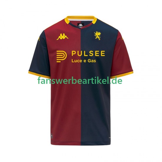 Trikot CFC Genua Herren Heimausrüstung 2025-2026 Kurzarm