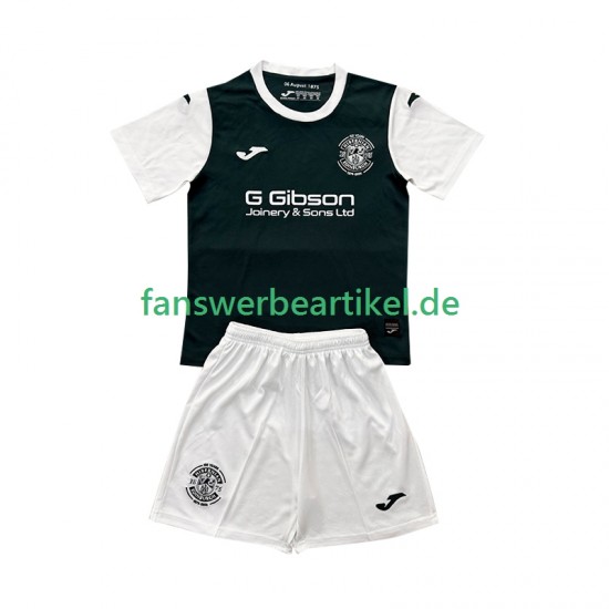Trikot Hibernian Kinder Heimausrüstung 2025-2026 Kurzarm