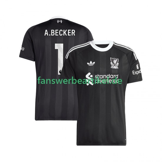 Alisson Becker 1 Torwart Trikot Liverpool Herren Viertes ausrüstung 2025-2026 Kurzarm
