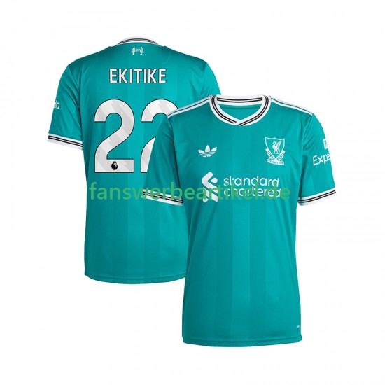 Hugo Ekitike 22 Trikot Liverpool Herren Ausweich ausrüstung 2025-2026 Kurzarm