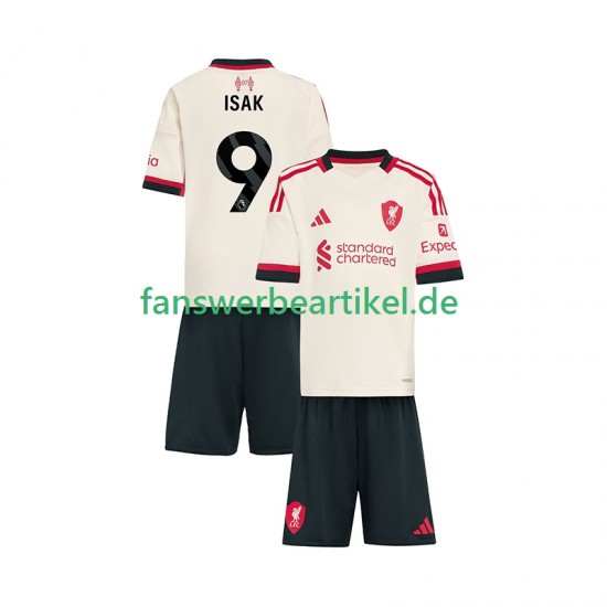 ISAK 9 Trikot Liverpool Kinder Auswärtsausrüstung 2025-2026 Kurzarm