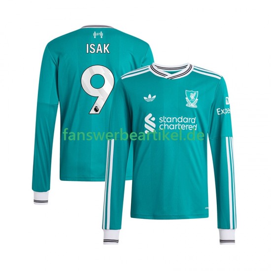 ISAK 9 Trikot Liverpool Herren Ausweich ausrüstung 2025-2026 Langarm