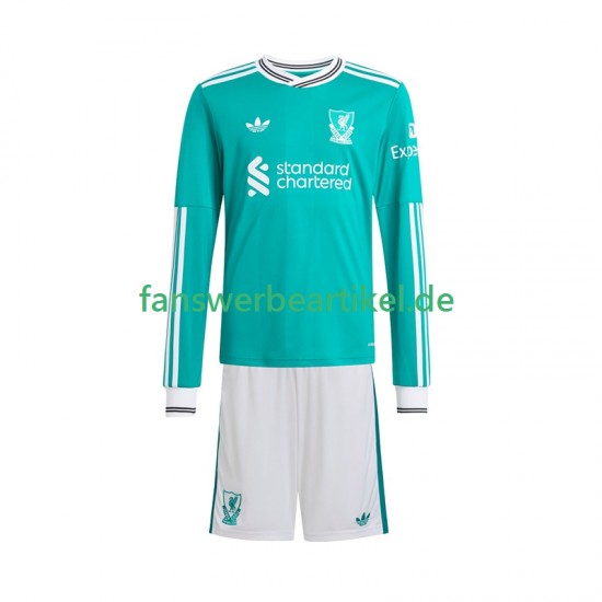 Trikot Liverpool Kinder Ausweich ausrüstung 2025-2026 Langarm