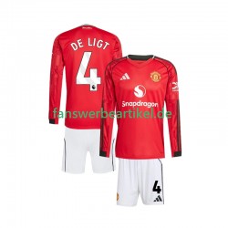 Virgil van Dijk 4 Trikot Liverpool Kinder Heimausrüstung 2025-2026 Langarm