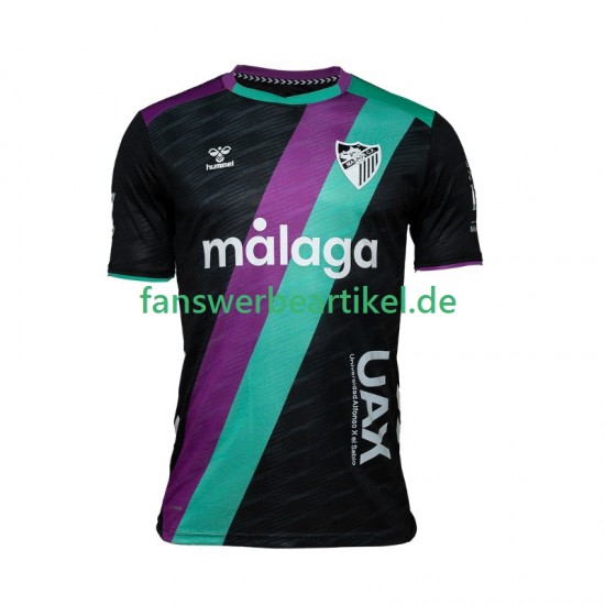 Trikot Málaga CF Herren Auswärtsausrüstung 2025-2026 Kurzarm