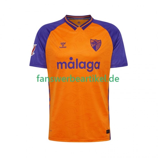 Trikot Málaga CF Herren Ausweich ausrüstung 2025-2026 Kurzarm