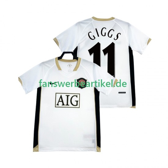 GIGGS 11 Retro -2007 Trikot Manchester United Herren Auswärtsausrüstung 2006 Kurzarm