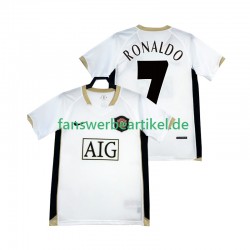 RONALDO 7 Retro -2007 Trikot Manchester United Herren Auswärtsausrüstung 2006 Kurzarm