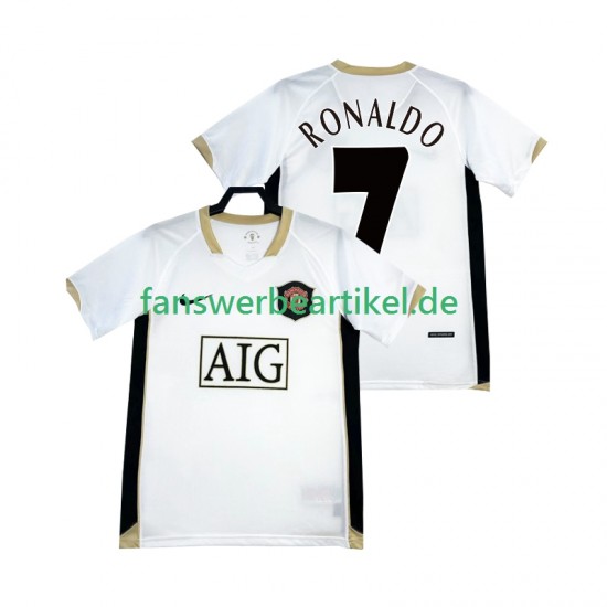 RONALDO 7 Retro -2007 Trikot Manchester United Herren Auswärtsausrüstung 2006 Kurzarm