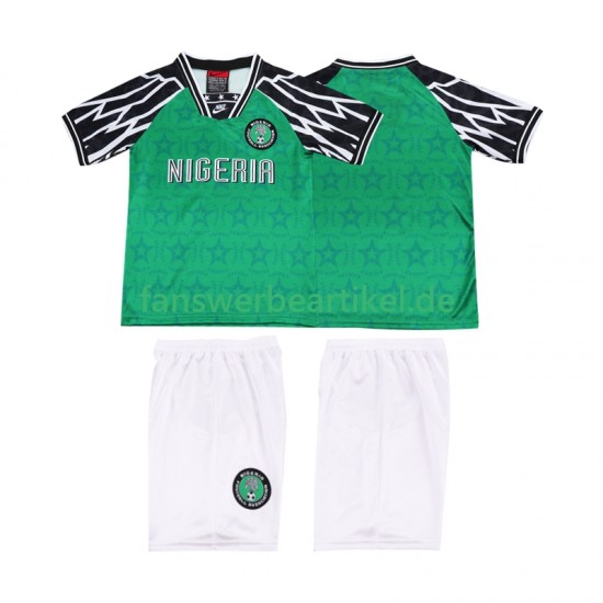 Retro 1995 Trikot Nigeria Kinder Heimausrüstung Kurzarm