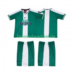 Retro 1996 Trikot Nigeria Kinder Heimausrüstung Kurzarm