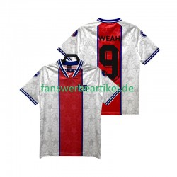 WEAH 9 Retro 1995 Trikot Paris Saint-Germain Herren Auswärtsausrüstung 1994 Kurzarm