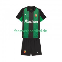 Trikot RC Lens Kinder Auswärtsausrüstung 2025-2026 Kurzarm