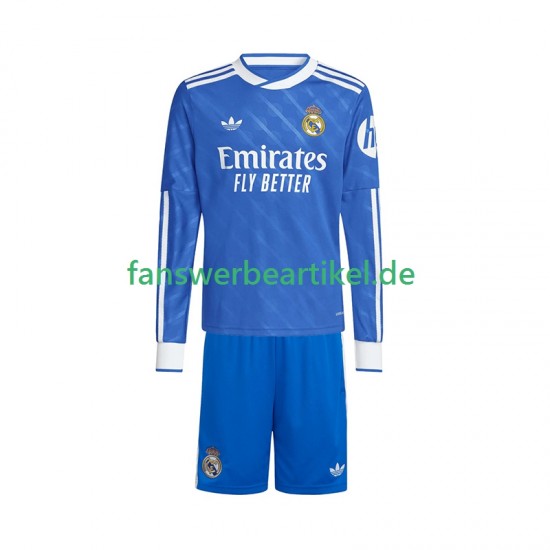 Trikot Real Madrid Kinder Ausweich ausrüstung 2025-2026 Langarm