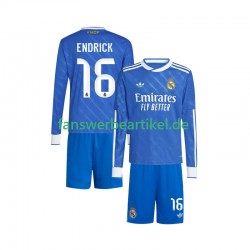 Endrick 16 Trikot Real Madrid Kinder Ausweich ausrüstung 2025-2026 Langarm