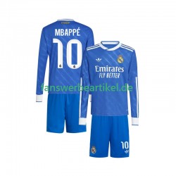 Kylian Mbappe 10 Trikot Real Madrid Kinder Ausweich ausrüstung 2025-2026 Langarm