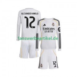 Trent Alexander-Arnold 12 Trikot Real Madrid Kinder Heimausrüstung 2025-2026 Langarm