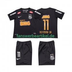 Santos NEYMAR JR 11 Retro Classic 2012 2013 Trikot Kinder Auswärtsausrüstung Kurzarm
