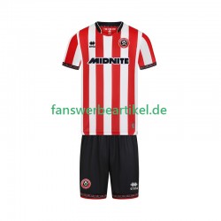 Trikot Sheffield United Kinder Heimausrüstung 2025-2026 Kurzarm